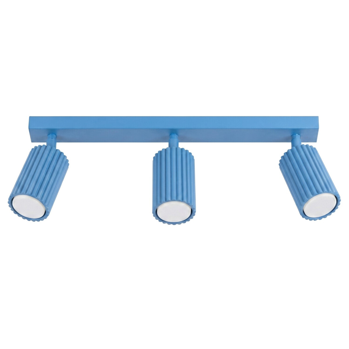Sollux SL.2380 Deckenleuchte KARBON 3L hellblau