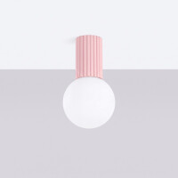 Sollux SL.2386 Deckenleuchte HALO rosa IP44 3