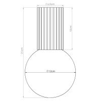 Sollux SL.2392 Deckenleuchte HALO gelb IP44 7