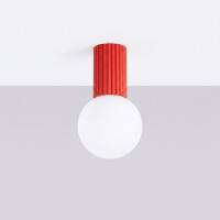 Sollux SL.2395 Deckenleuchte HALO rot IP44 3