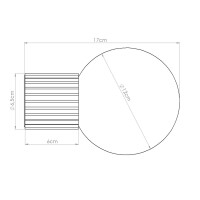 Sollux SL.2400 Wandleuchte HALO hellblau IP44 7