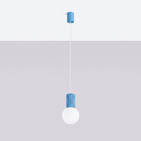 Sollux SL.2402 Pendelleuchte HALO 1 hellblau 3