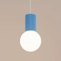 Sollux SL.2402 Pendelleuchte HALO 1 hellblau 4
