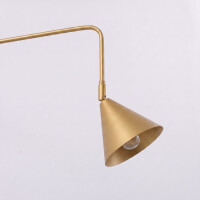 Sollux SL.2493 Wandleuchte NOX 1 gold mit Schalter 5
