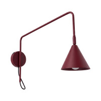 Sollux SL.2498 Wandleuchte NOX 1 burgund gallery