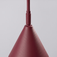 Sollux SL.2498 Wandleuchte NOX 1 burgund mit Schalter 6