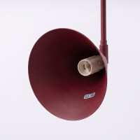 Sollux SL.2498 Wandleuchte NOX 1 burgund mit Schalter 8