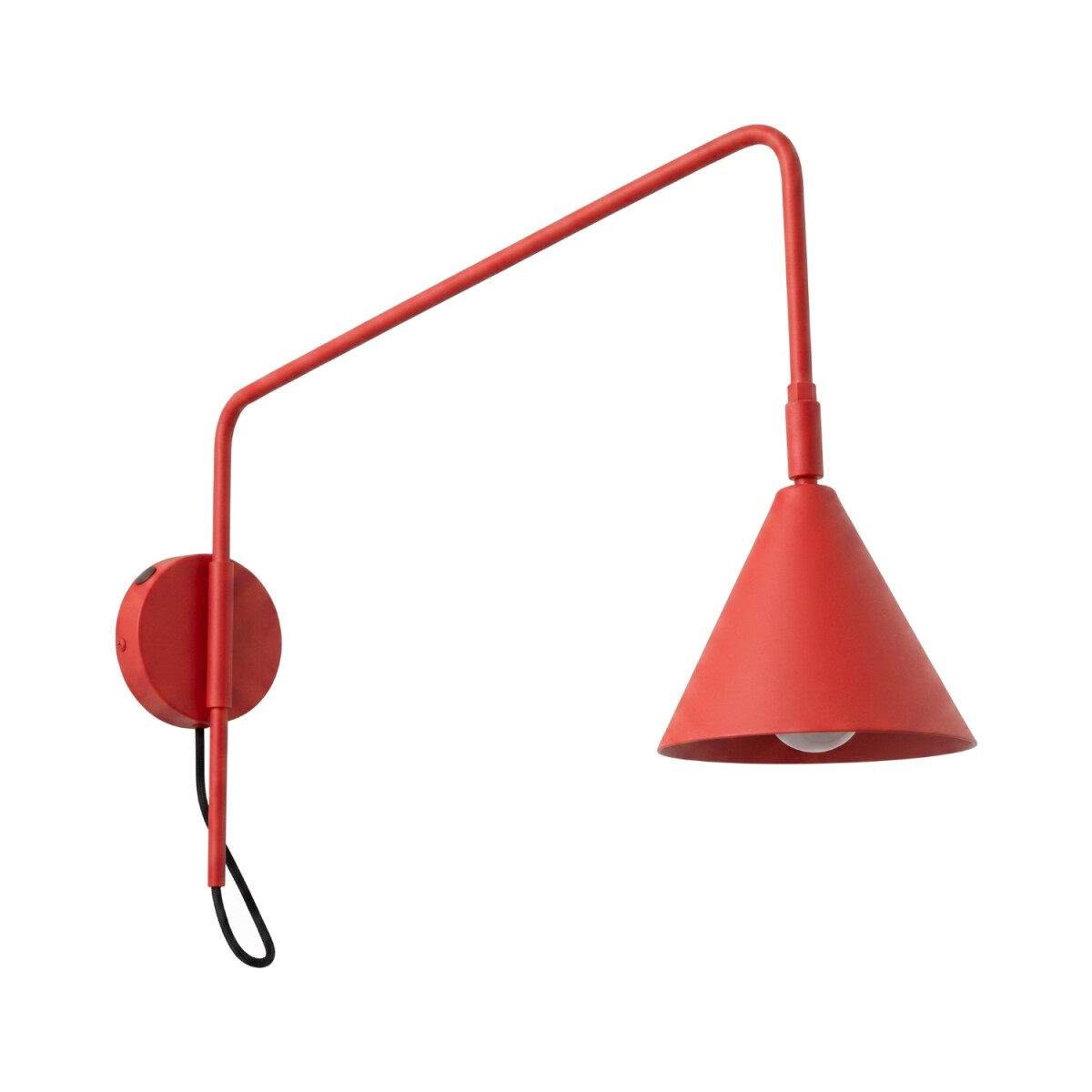 Sollux SL.2503 Wandleuchte NOX 1 rot mit Schalter