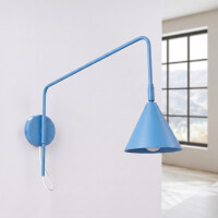 Sollux SL.2505 Wandleuchte NOX 1 hellblau mit Schalter 3