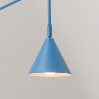Sollux SL.2505 Wandleuchte NOX 1 hellblau mit Schalter 4