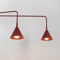 Sollux SL.2513 Wandleuchte NOX 2 burgund mit Schalter 4