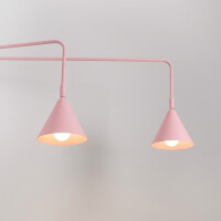 Sollux SL.2515 Wandleuchte NOX 2 rosa mit Schalter 4