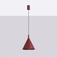 Sollux SL.2528 Pendelleuchte NOX 25 burgund 3