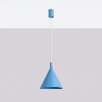 Sollux SL.2535 Pendelleuchte NOX 25 hellblau 3