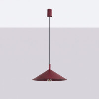 Sollux SL.2543 Pendelleuchte NOX 40 burgund 3