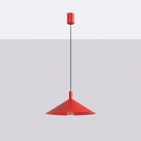 Sollux SL.2548 Pendelleuchte NOX 40 rot 3