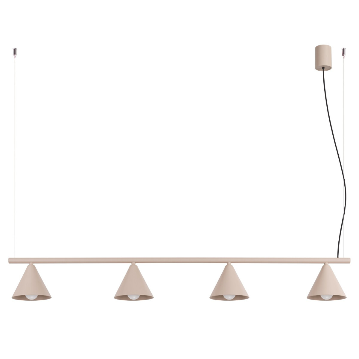 Sollux SL.2557 Kronleuchter NOX 4L taupe