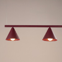 Sollux SL.2558 Kronleuchter NOX 4L burgund 4