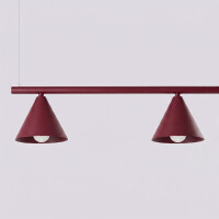 Sollux SL.2558 Kronleuchter NOX 4L burgund 5