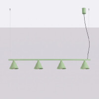 Sollux SL.2561 Kronleuchter NOX 4L salbeigrün 3