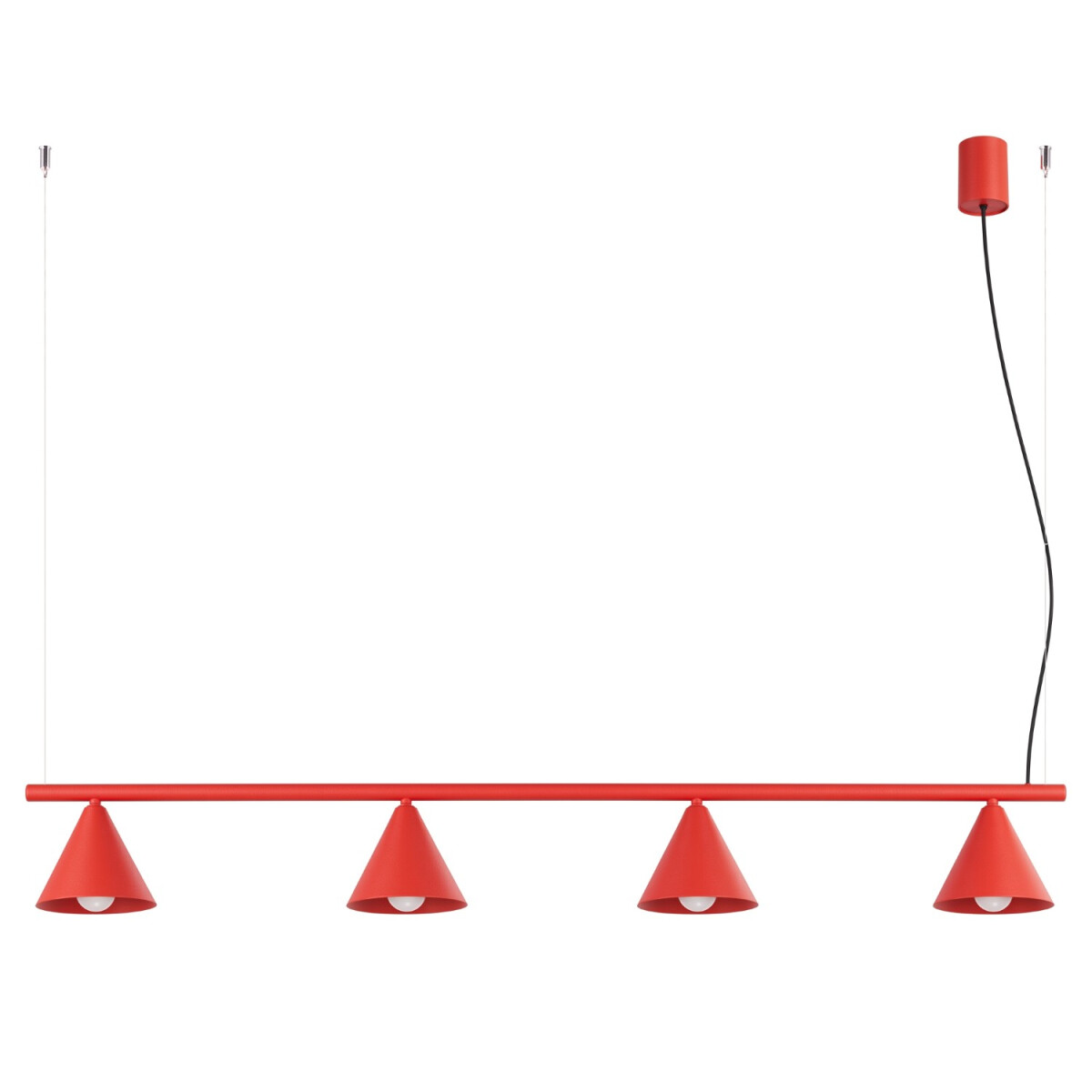 Sollux SL.2563 Kronleuchter NOX 4L rot