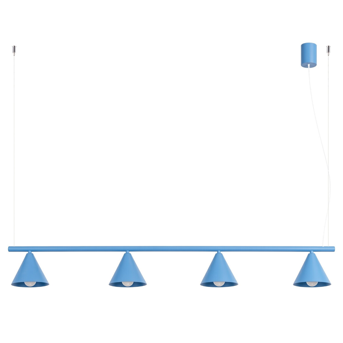Sollux SL.2565 Kronleuchter NOX 4L hellblau