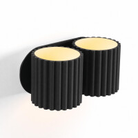 Sollux SL.2597 Wandleuchte AURA 2 schwarz G9 5
