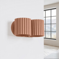 Sollux SL.2601 Wandleuchte AURA 2 mocca G9 3