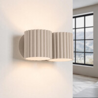 Sollux SL.2603 Wandleuchte AURA 2 taupe G9