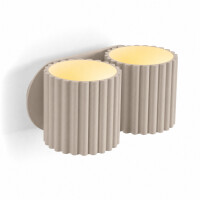 Sollux SL.2603 Wandleuchte AURA 2 taupe G9 5