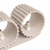Sollux SL.2603 Wandleuchte AURA 2 taupe G9 8