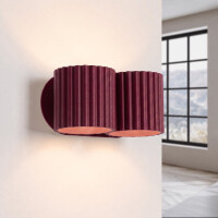 Sollux SL.2604 Wandleuchte AURA 2 burgund G9