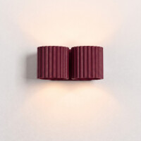 Sollux SL.2604 Wandleuchte AURA 2 burgund G9 4