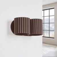 Sollux SL.2610 Wandleuchte AURA 2 braun G9 3