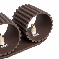 Sollux SL.2610 Wandleuchte AURA 2 braun G9 8