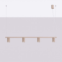 Sollux SL.2718 Kronleuchter KARBON 4 taupe 3