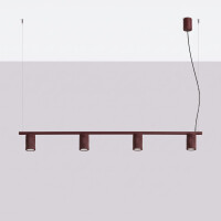Sollux SL.2719 Kronleuchter KARBON 4 burgund 3