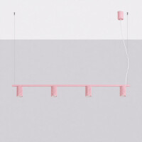 Sollux SL.2721 Kronleuchter KARBON 4 rosa 3