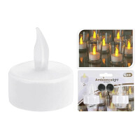 2er Set LED Teelicht inkl. Batterien 4cm in w