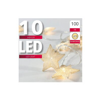 LED Lichterkette Sterne 10 Stück 1m gallery