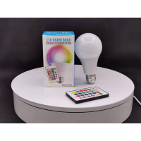 LED Sauna RGB 800lm Leuchtmittel E27 10W mit Fernbedienung 5