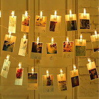LED Lichterkette mit 20 Klammern Deko wa gallery