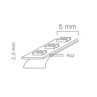 LED Strip 5m 300 LED 5mm breite warmweiss IP20 3
