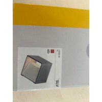 LOGS IN Wandleuchte, eckig, alu weiss 6,9W LED, 3000K 2