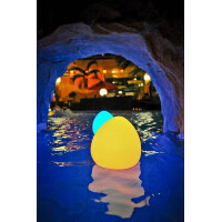 Stone L 30x31 cm schwimmfähige Designleuchte kabellos A