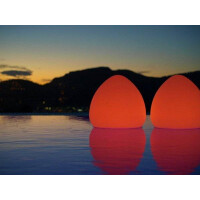Stone XL 50x51 cm schwimmfähige Designleuchte kabellos 