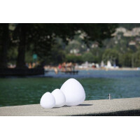 Stone XL 50x51 cm schwimmfähige Designleuchte kabellos 
