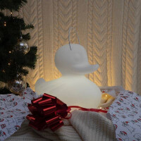 Designleuchte DUCK-DUCK lamp S in small weiss 26x30x30 5