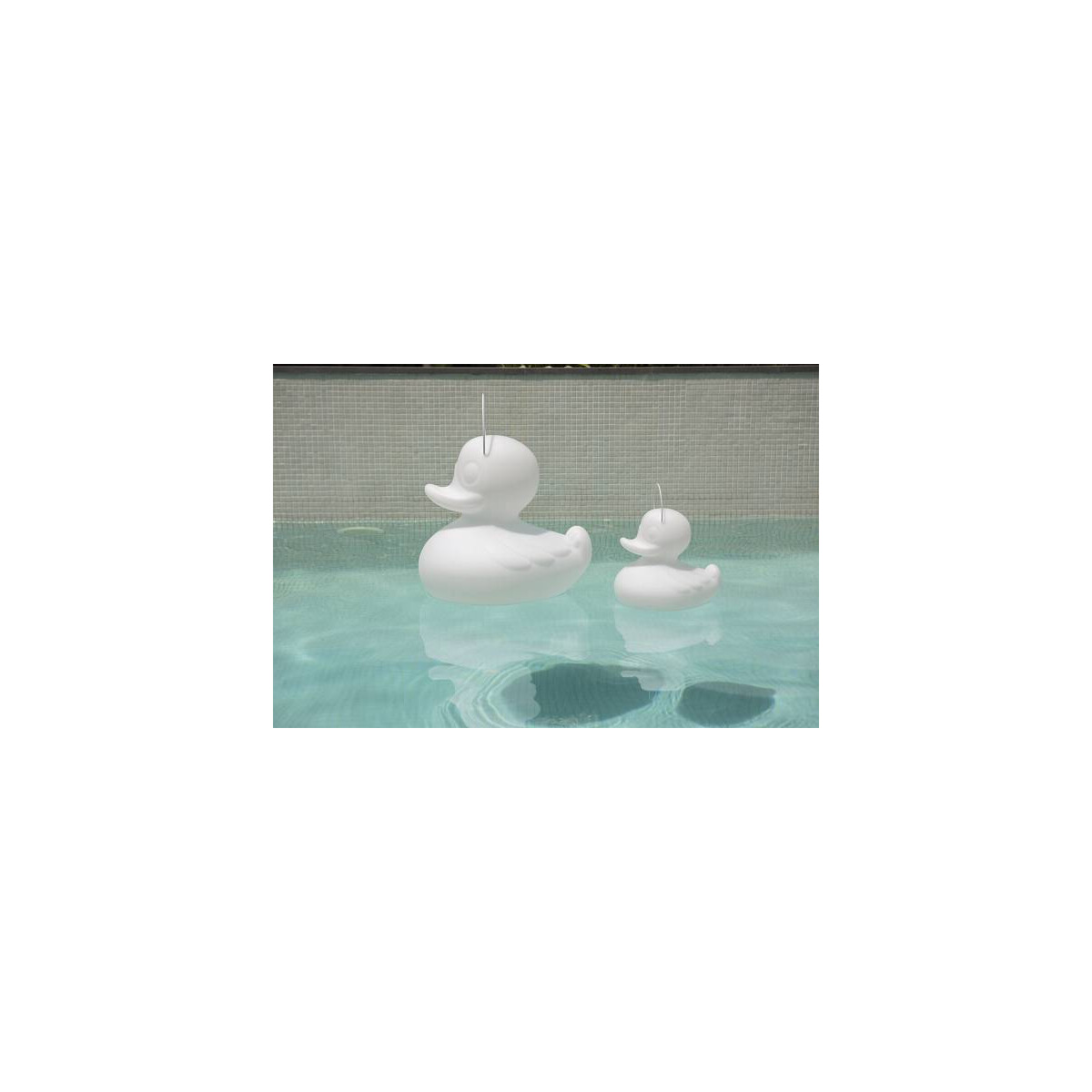 Designleuchte DUCK-DUCK 2er Set XL+S in weiss