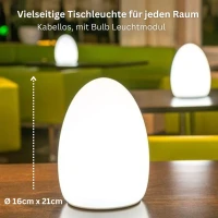 EGG AIDA Akku Tischleuchte 16 cm mit APP gallery